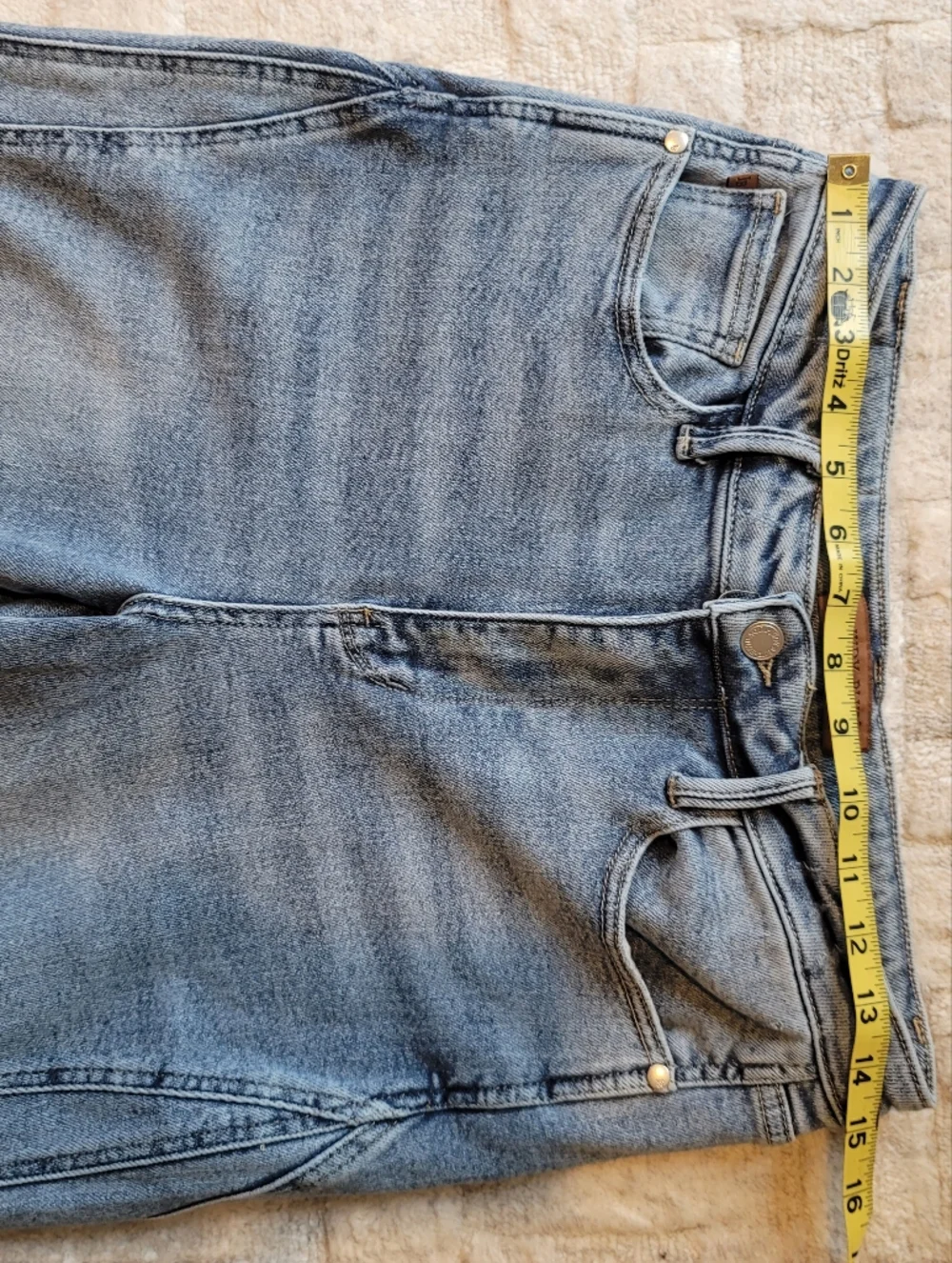 EUC JUDY BLUE Joy High Rise Side Seam Retro Wide Leg Medium Wash Jeans Size 9/29 - Picture 9 of 16